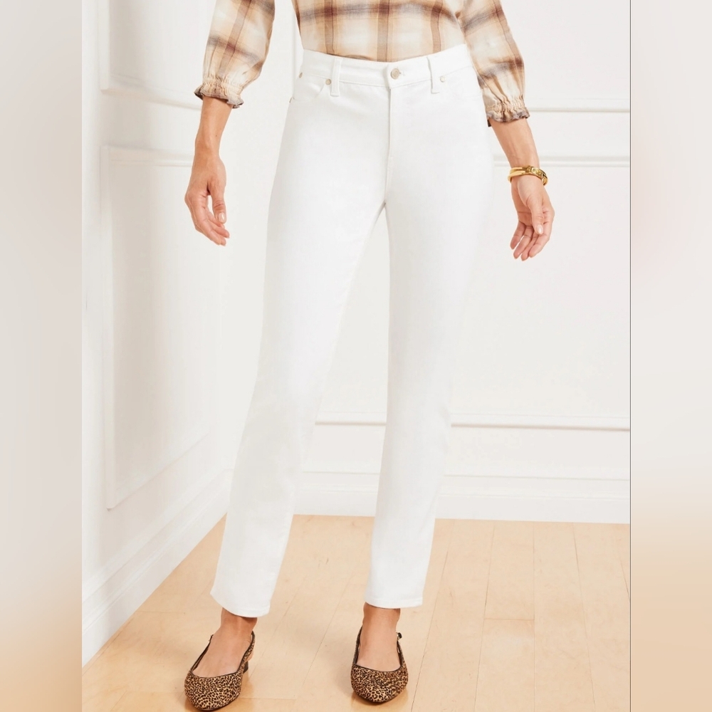 Talbots Slim Ankle Jeans - Curvy Fit - Sz 8